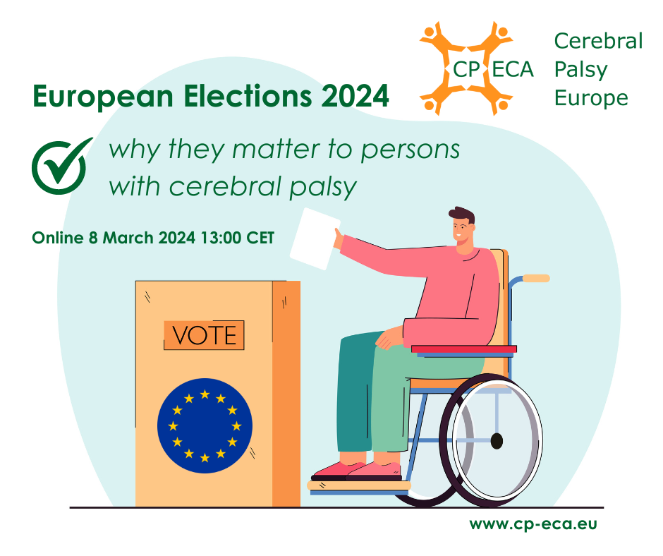 European Elections 2024 – why they matter to persons with cerebral palsy